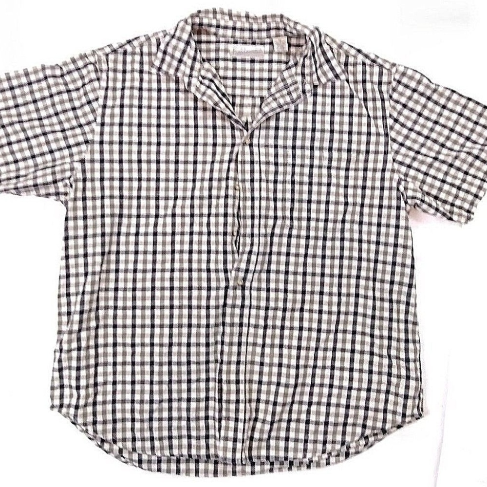 FieldMaster Men's Shirt Size XL Plaid Blue